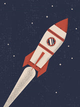 Space Travel Poster och Canvastavla