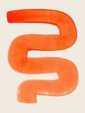 Orange Wiggle Poster och Canvastavla