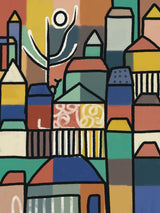 Stacked Village Poster och Canvastavla