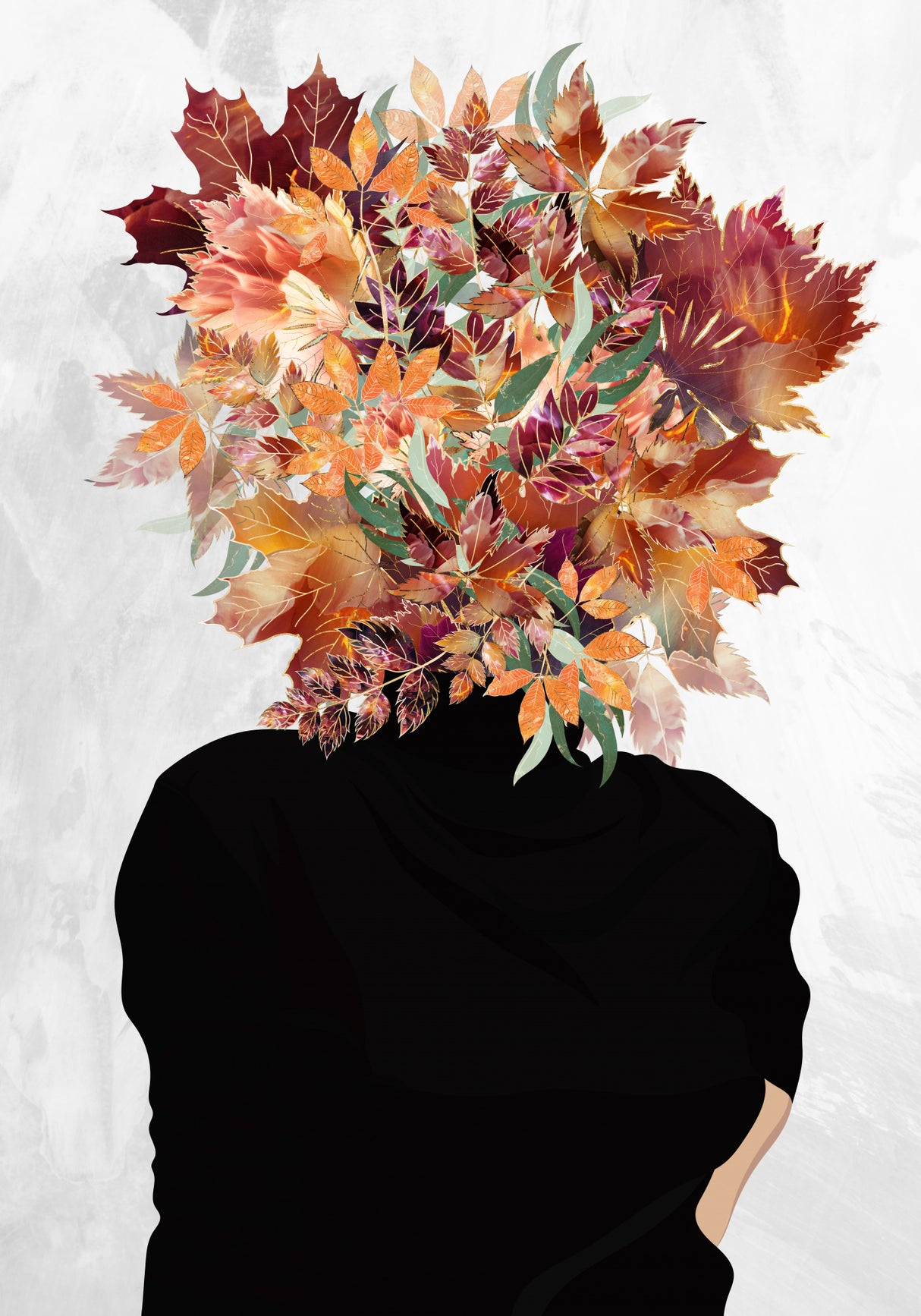Autumn Face - Marilyn Monroe Poster och Canvastavla
