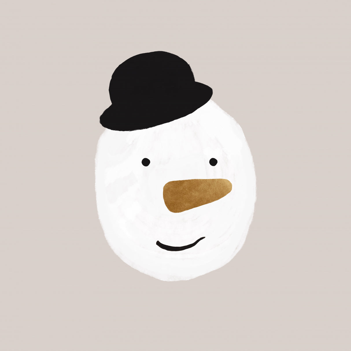 Xmas Snowman Poster och Canvastavla