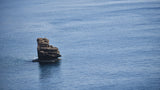 peaceful sea view and cliffs Poster och Canvastavla