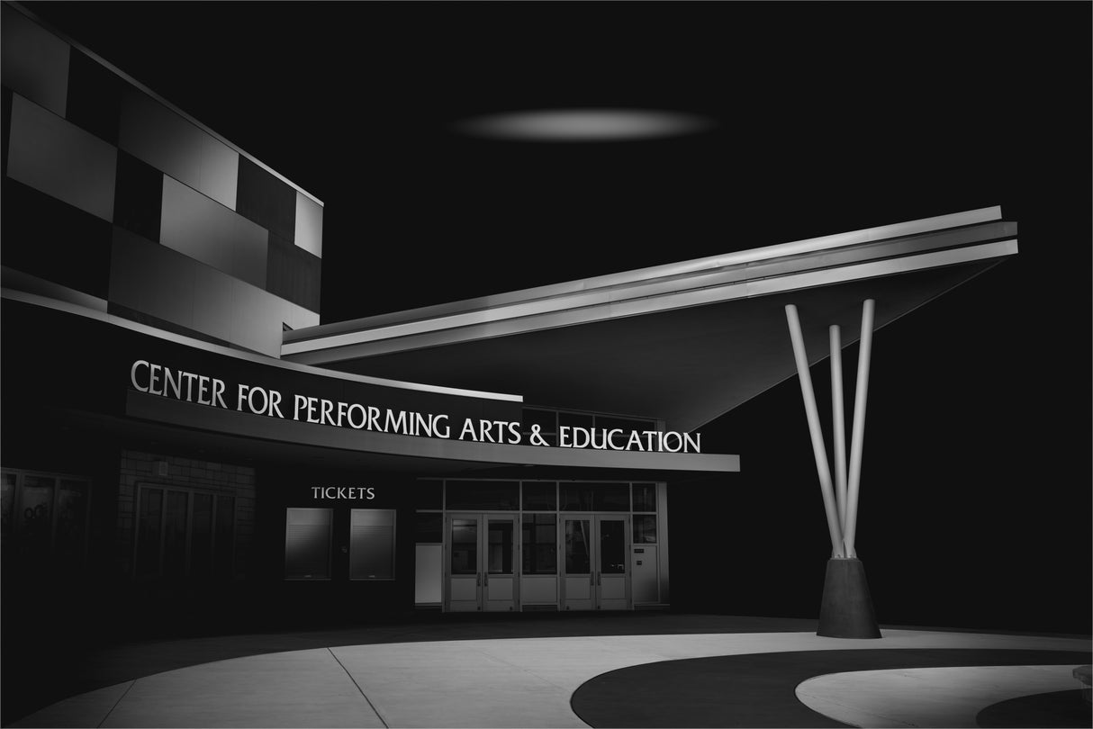 School Building Poster och Canvastavla