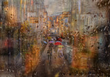 Rain in Paris Poster och Canvastavla