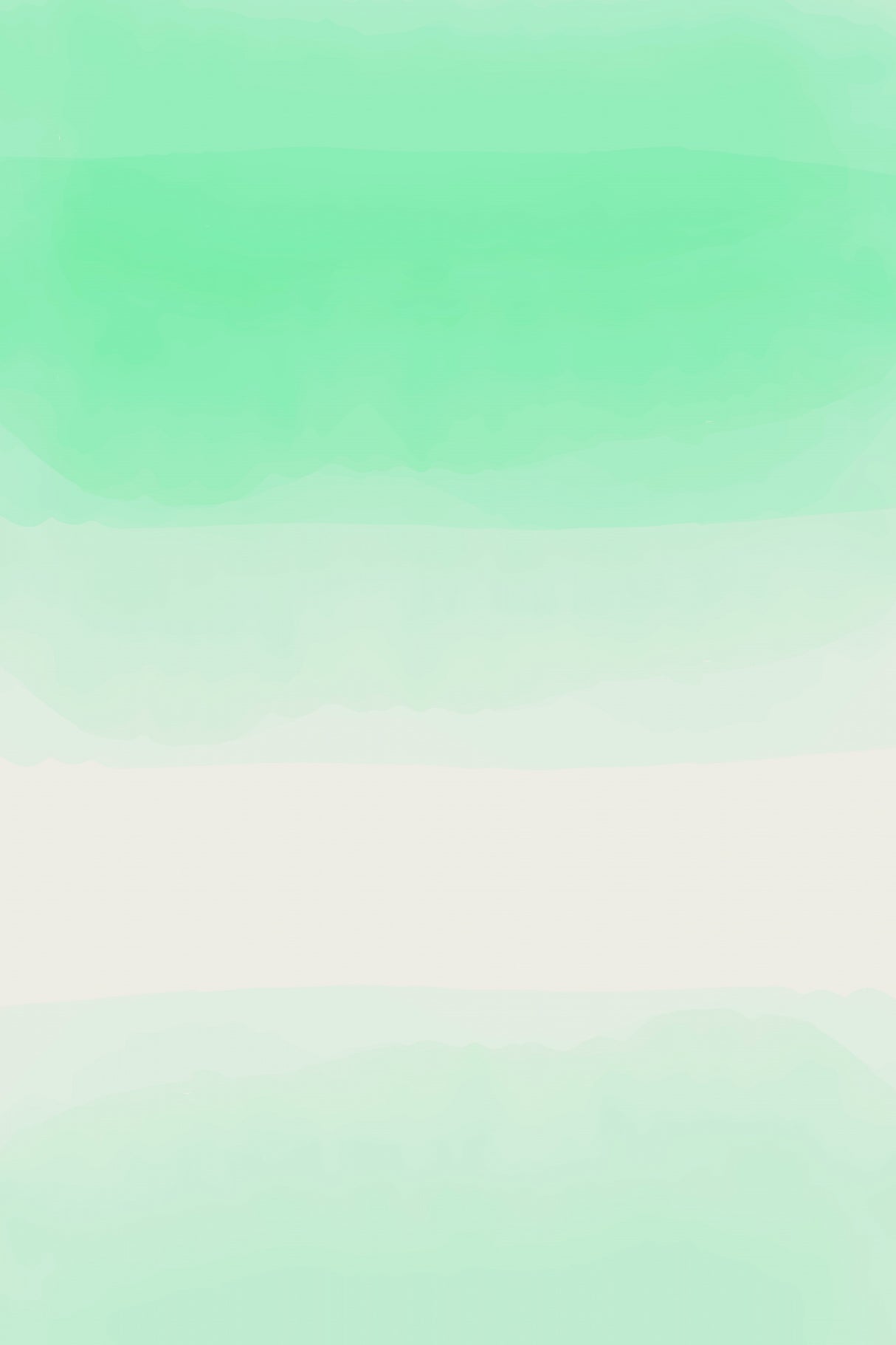 Light Green Watercolor Series #1 Poster och Canvastavla