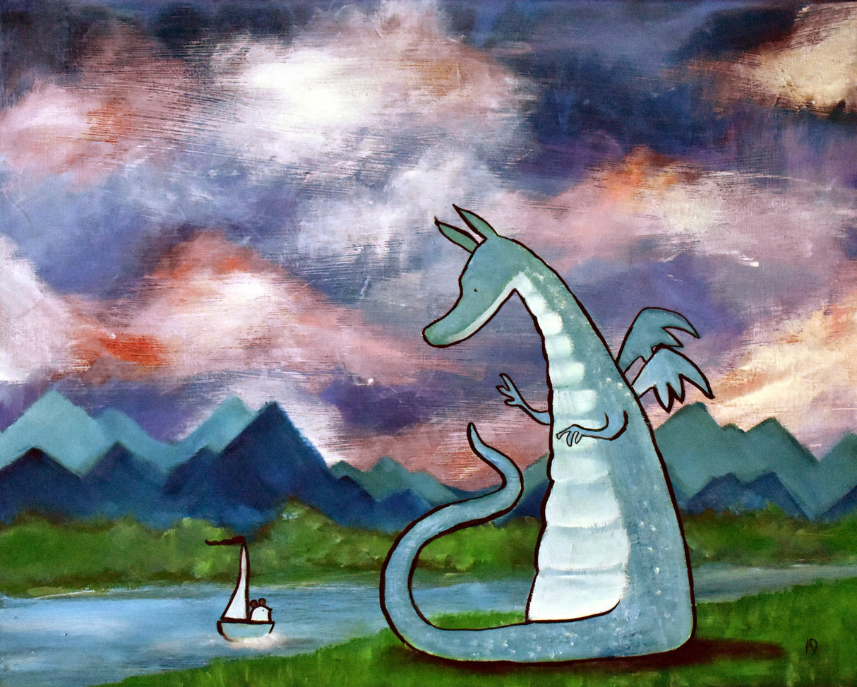 Francisthedragon Poster och Canvastavla