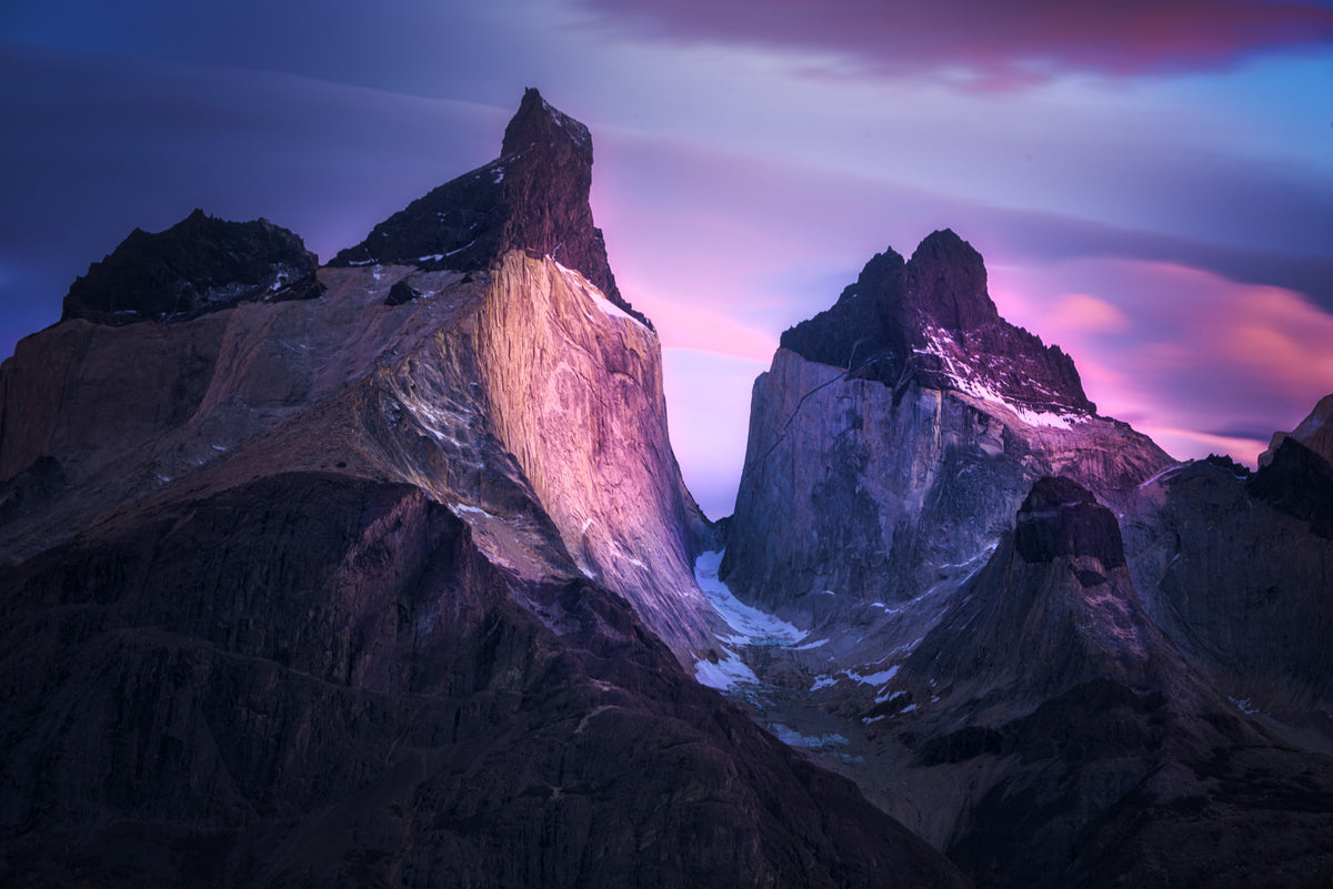 Los Cuernos del Paine Poster och Canvastavla