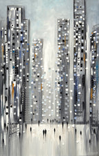 City Reflections Poster och Canvastavla