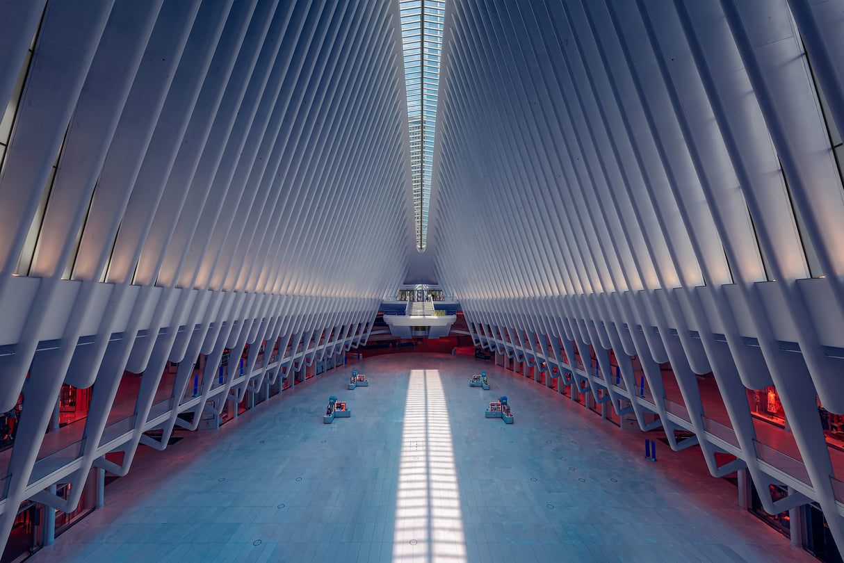 Inside the Oculus - Metro Station New York Poster och Canvastavla