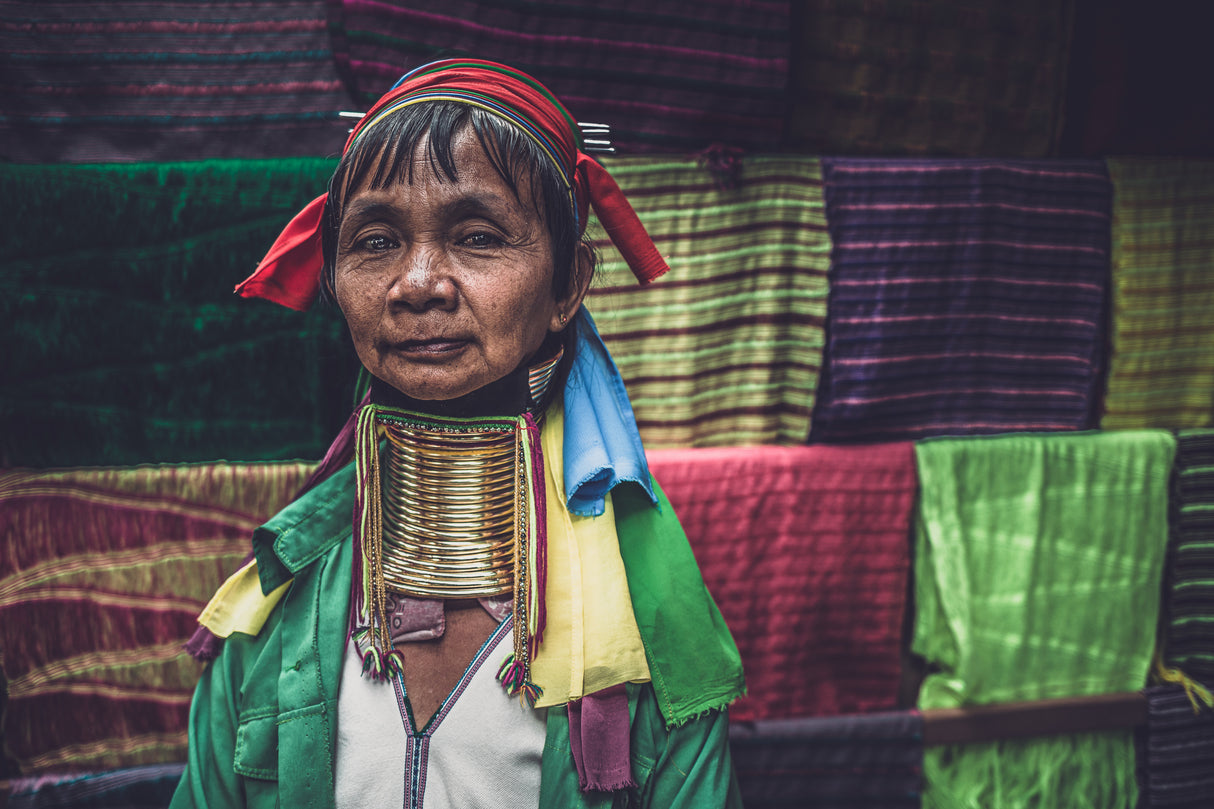 Padaung woman Poster och Canvastavla