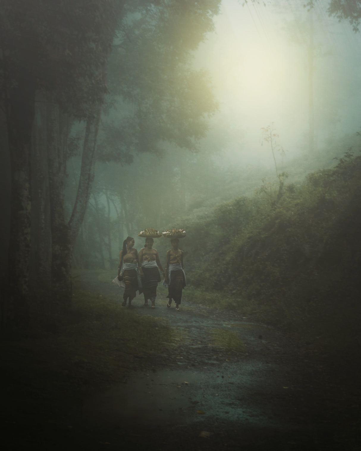 Balinese Girls Poster och Canvastavla