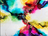 Rainbow Gold Poster och Canvastavla