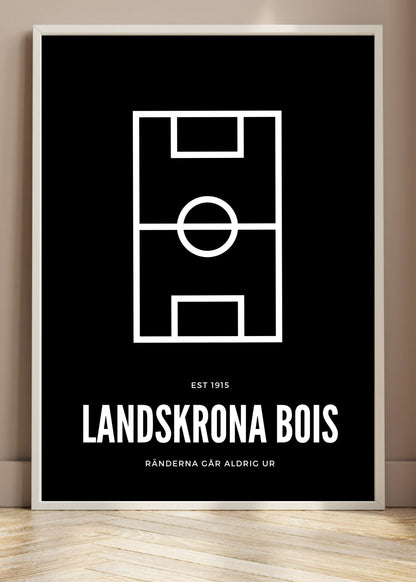 Landskrona Bois field poster