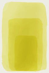 Yellow Watercolor Shapes #1 Poster och Canvastavla