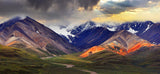 Colored peaks Poster och Canvastavla