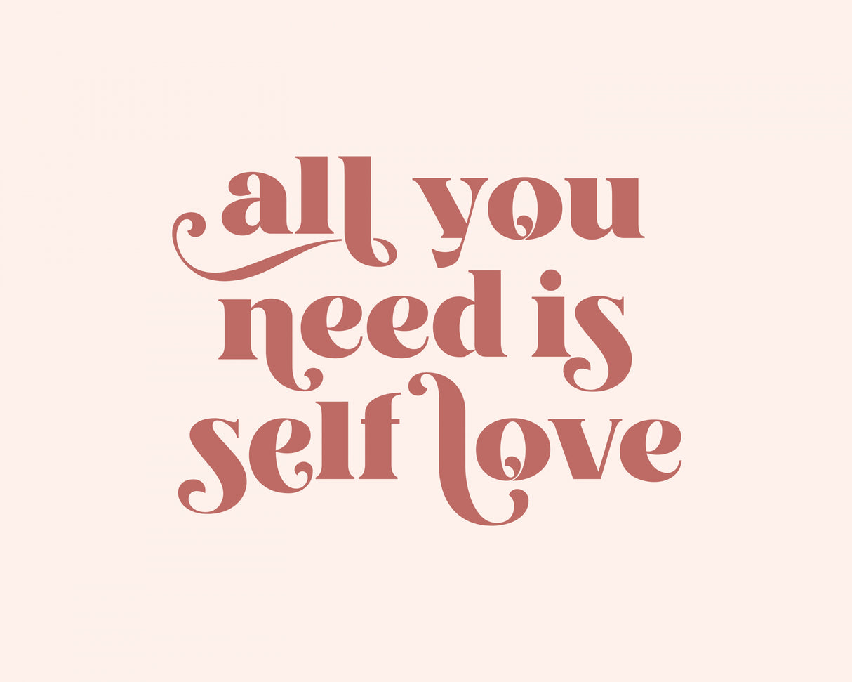 Self Love No2 Poster och Canvastavla