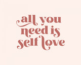 Self Love No2 Poster och Canvastavla