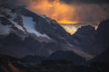 Glacier on Fire Poster och Canvastavla