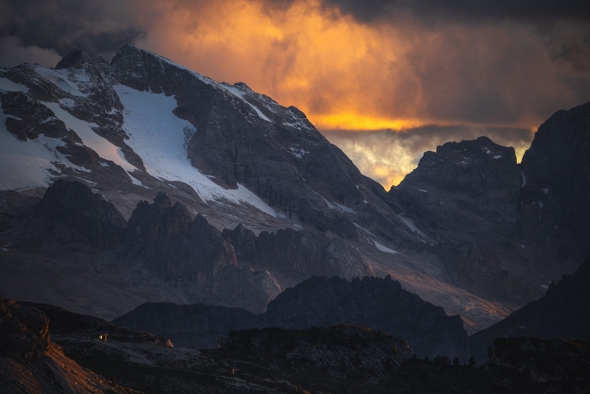 Glacier on Fire Poster och Canvastavla