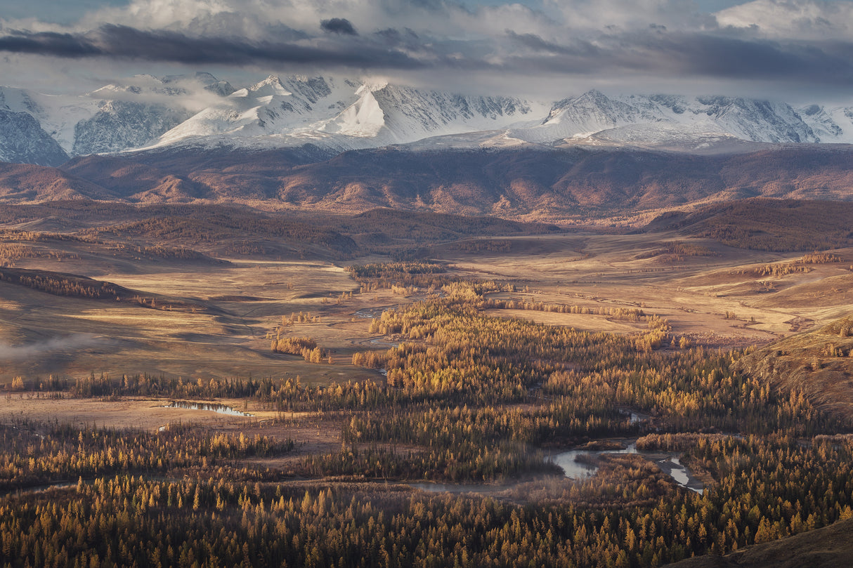 Autumn Altai mountains Poster och Canvastavla