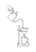Coffee lineart poster