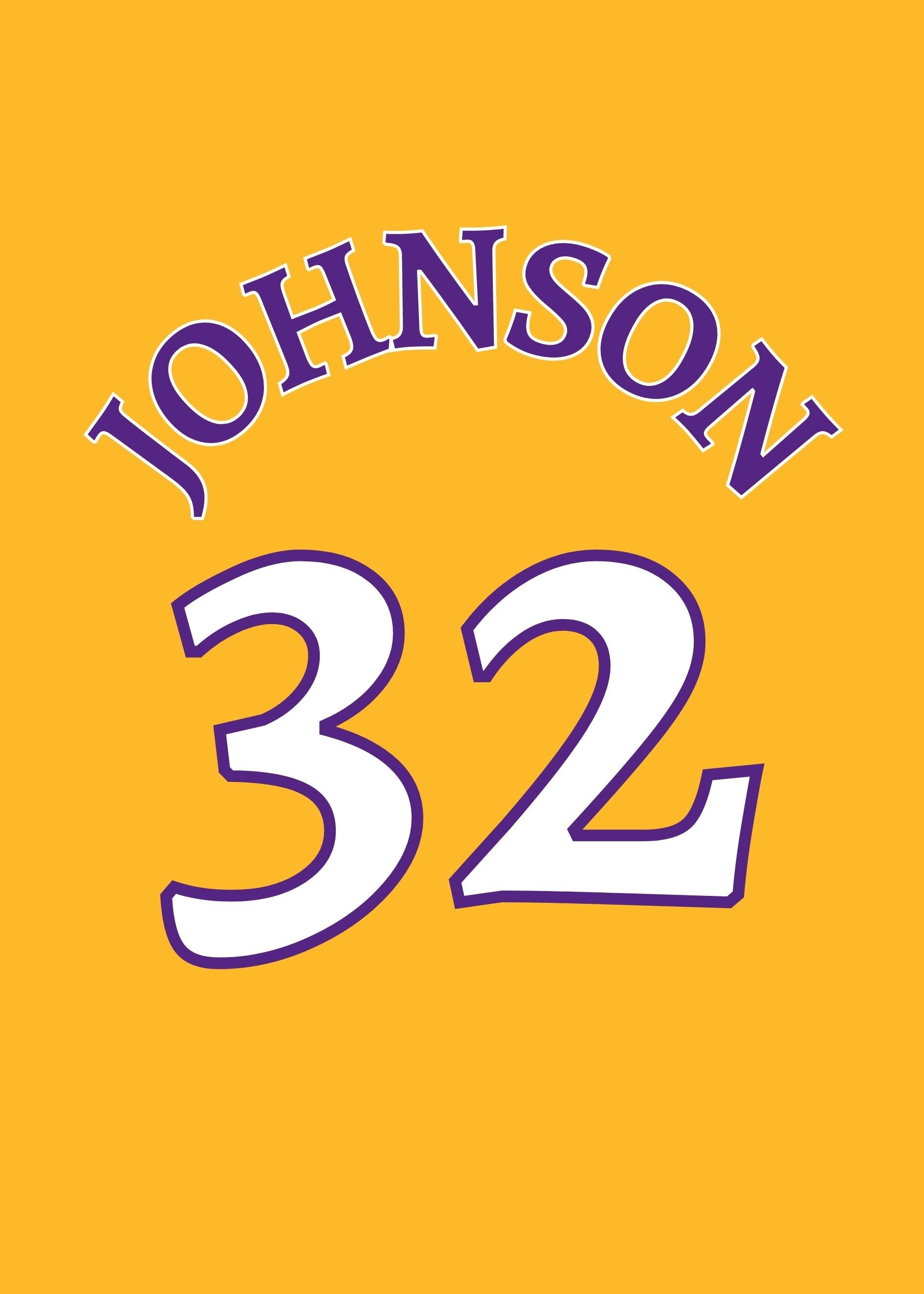 Johnson Lakers poster