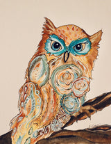 Wise Owl Poster och Canvastavla
