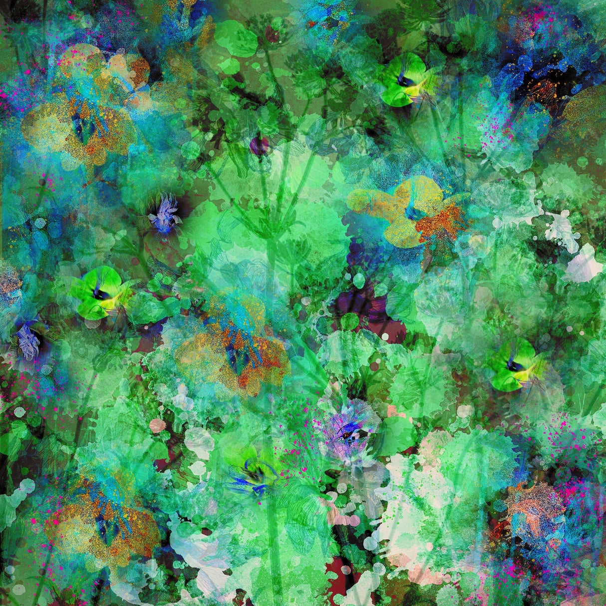 Flower bomb . Poster och Canvastavla