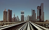 Dubai Metro Poster och Canvastavla