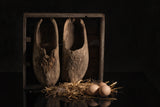 Old wooden shoes Poster och Canvastavla