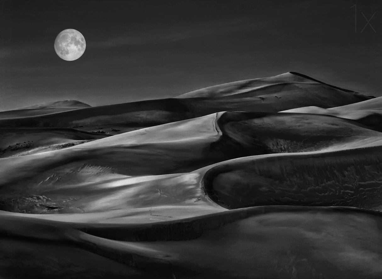 The night walked down the sky ... Poster och Canvastavla