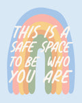 Safe Space Poster och Canvastavla