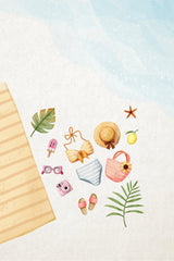 Cool Summer Swimwear Lock Poster och Canvastavla