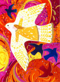 Angel Child and Birds Poster och Canvastavla