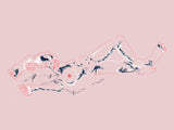 Girl Lying Down Poster och Canvastavla