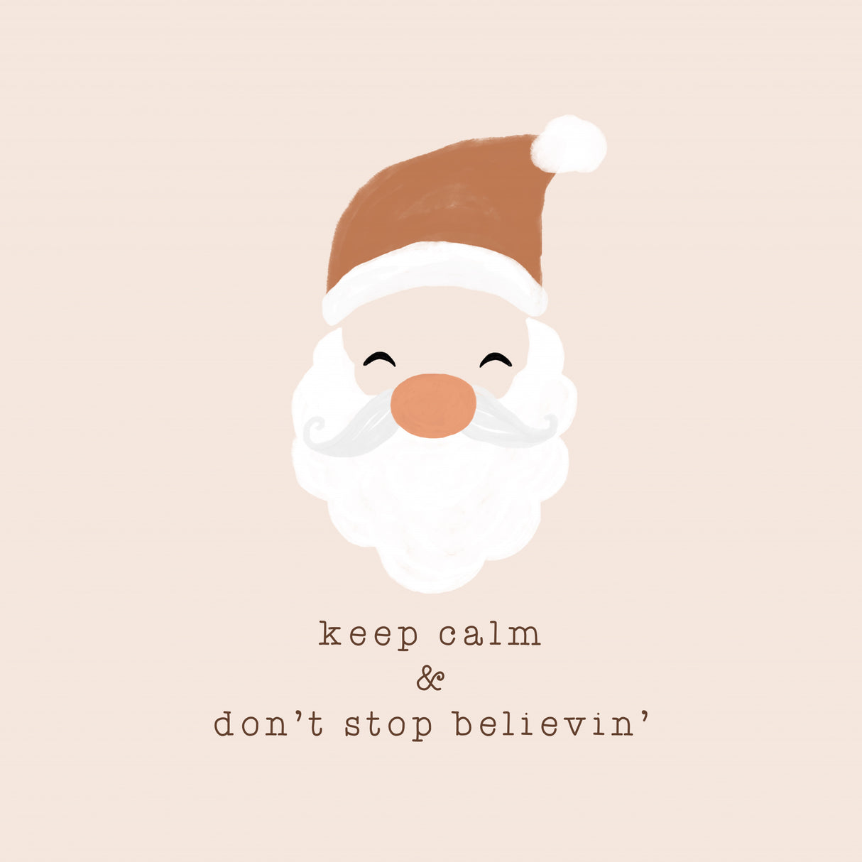 Keep Calm & Don't Stop Believing Poster och Canvastavla