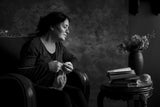 knitting, reading Poster och Canvastavla