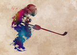 Hockey Sport Art 1 Poster och Canvastavla