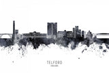 Telford England Skyline Poster och Canvastavla