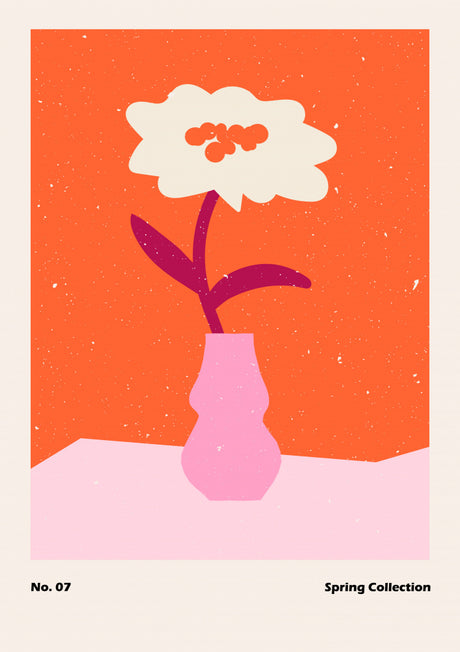 Spring Flower #07 Vas och keramikposter