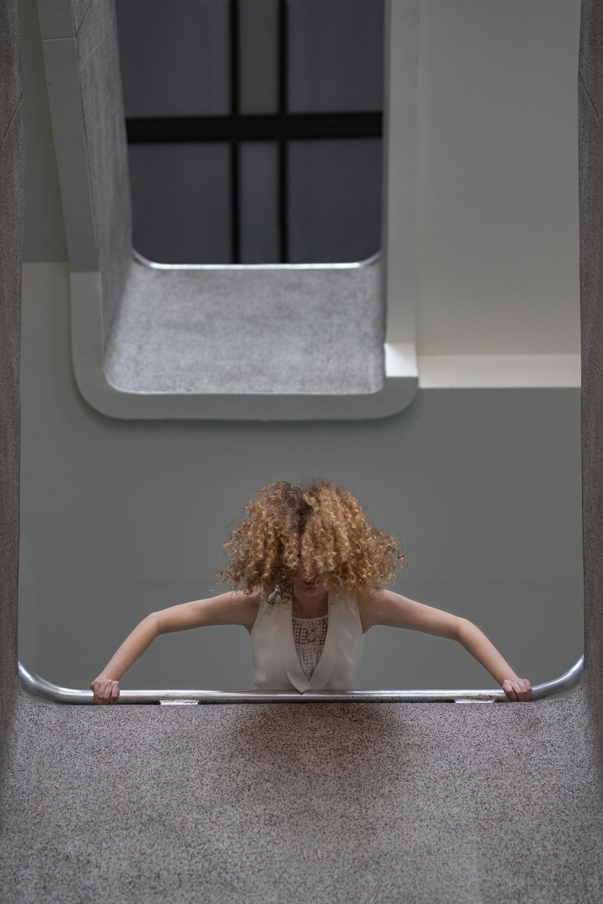 Confusion on the Stair Poster och Canvastavla