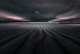 Sunset at white sand NP Poster och Canvastavla