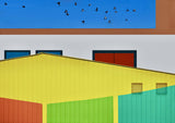 Urban textures - Ramat Gan Poster och Canvastavla