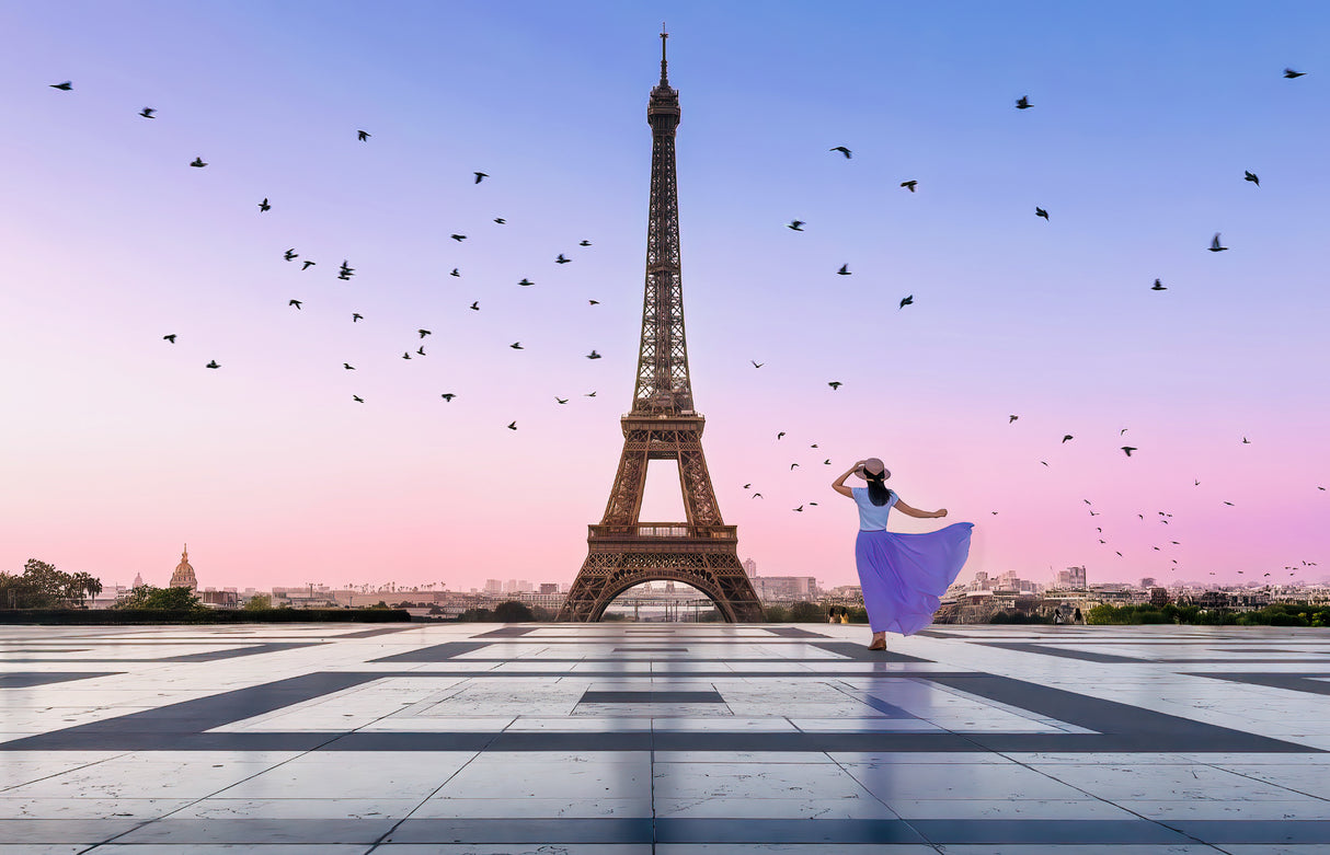 Good Morning Eiffel Poster och Canvastavla