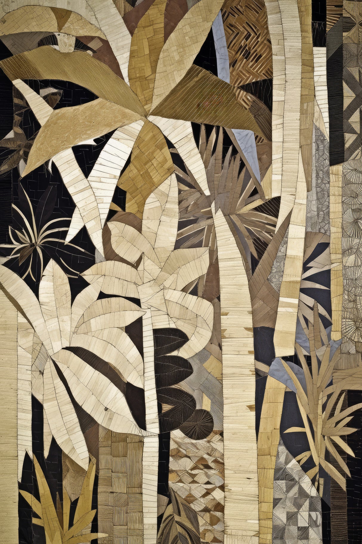 Bamboo Jungle Poster och Canvastavla