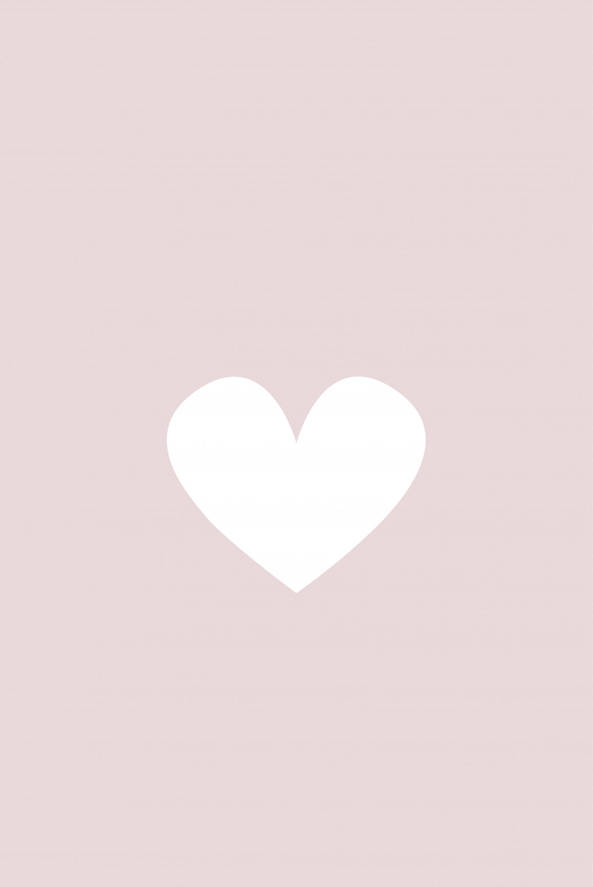 Little Heart Pink Poster och Canvastavla