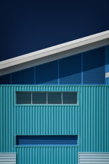 Blue White Blue White Poster och Canvastavla