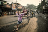 Streets of Kolkata Poster och Canvastavla