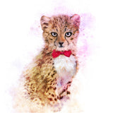 Baby Cheetah Watercolor Poster och Canvastavla