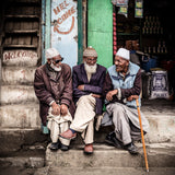 Three men from Dras Poster och Canvastavla
